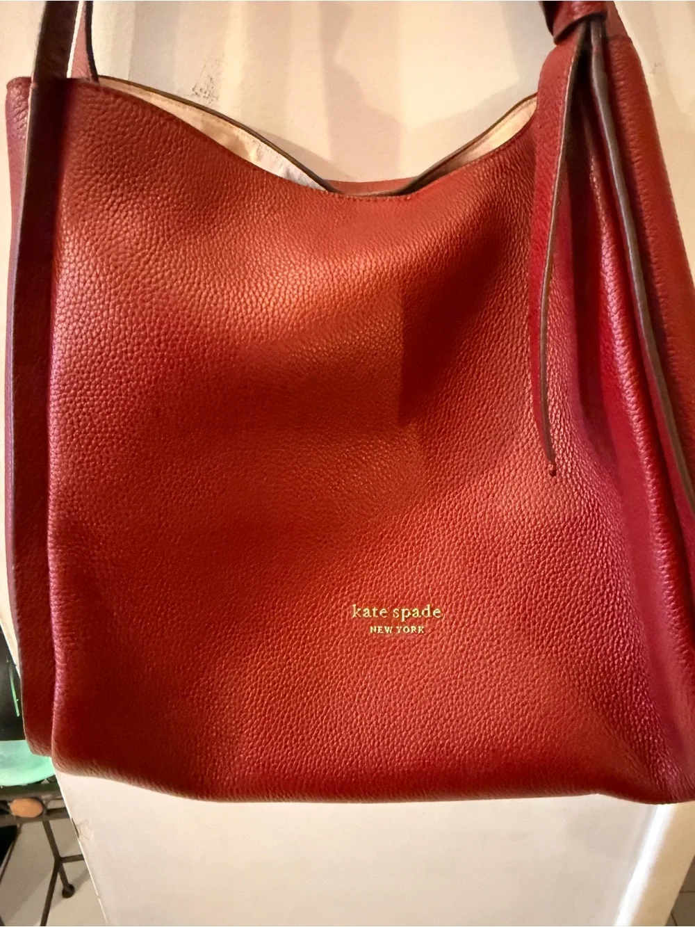 Kate Spade Knott Large Pebbled Leather Shoulder Bag